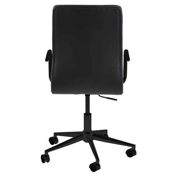 Fotel biurowy Winslow czarny/czarny - ACTONA